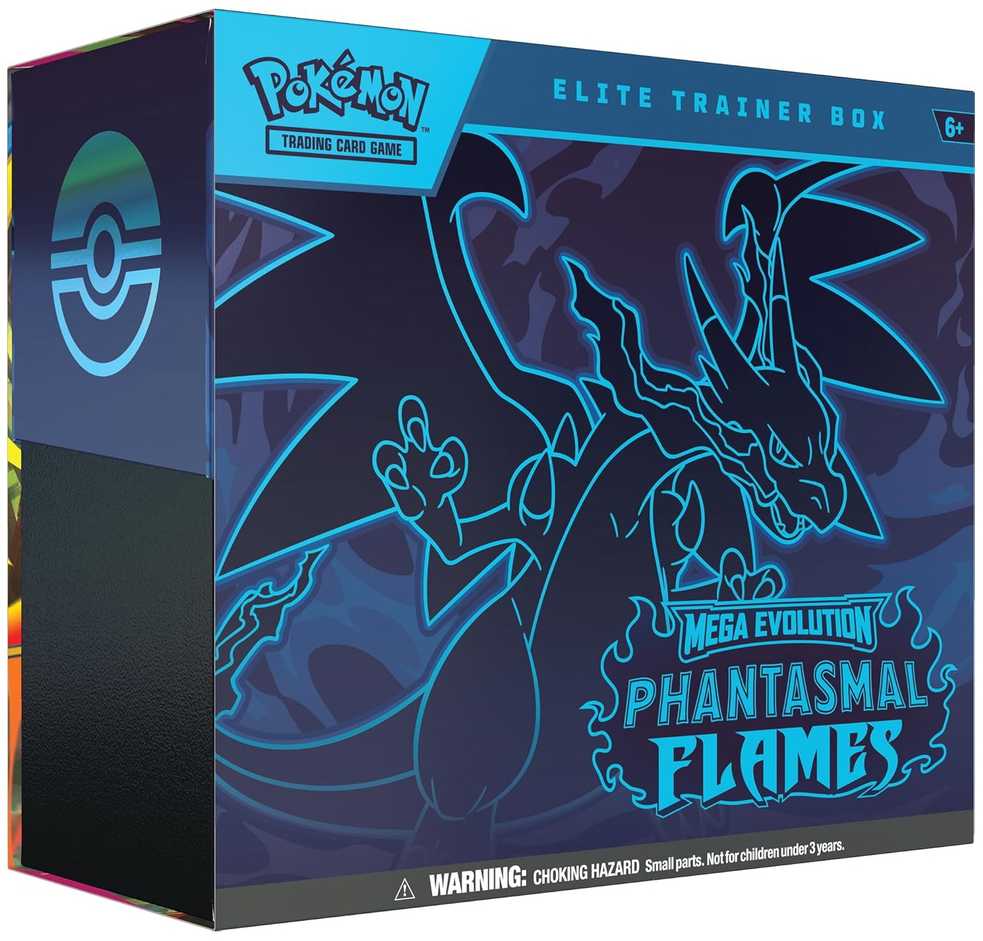 „Pokemon Pokemon TCG: Mega Evolution“ – „Phantasmal Flames“ – elito treniruočių dėžutė