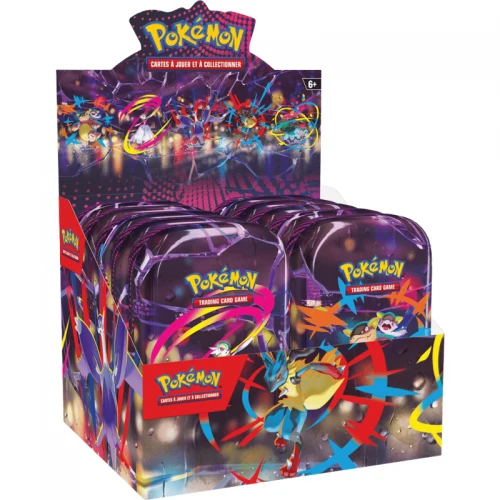 Žaislai, žaidimai ir kolekcionavimas - Pokémon TCG Mega Heroes Mini Tin Ekranas 10 Pcs (French) (Ekspozicinė prekė)