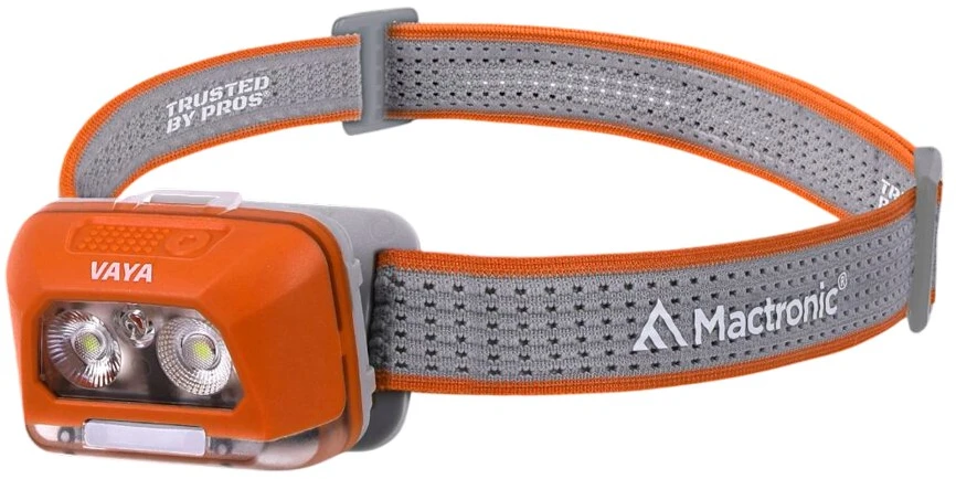 Togo Žibintas - Mactronic VAYA 480 Liumenų, 60m Nuotolis, IPX8 Atsparus Vandeniui, Oranžinis