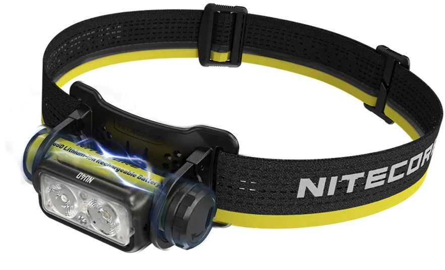 Žibintas - Nitecore NU40 1000 Liumenų USB-C Įkraunamas Juodas