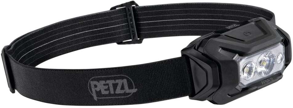 Žibintas - Petzl Aria 2 RGB 450 Liumenų, 100m Spindulio Atstumas, Juodas