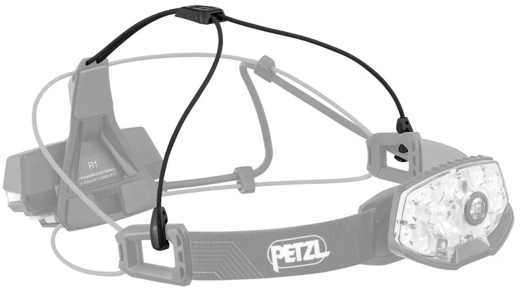 Kepurė su žibintu - Petzl Nao RL 1500 Liumenų, 200m Nuotolis, Reaktyvi Apšvietimas Juoda