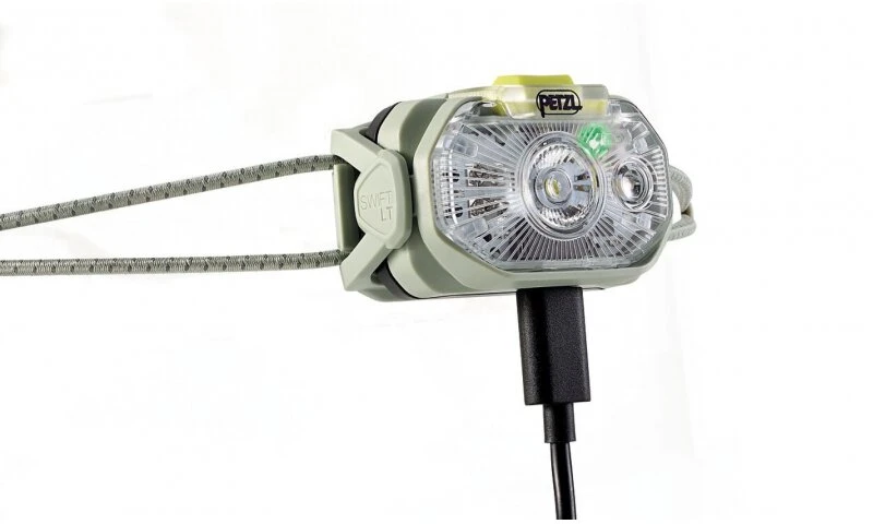 Žibintas - Petzl Swift LT, 380 Liumenų, 70m Nuotolis, Įkraunamas, Juodas