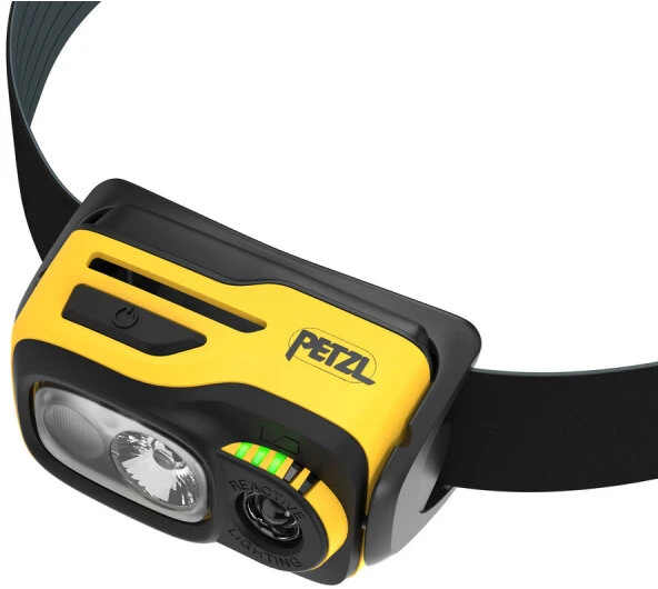 Žibintas - Petzl Swift RL 1100 Liumenų, 155m Spindulio Atstumas, Įkraunamas Geltonas