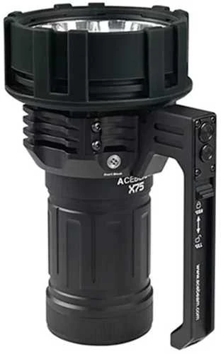 AceBeam X75 70.2 5000K Flashlight Juodas