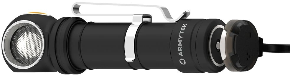 Žibintuvėlis - Armytek Wizard C2 Pro Max 4000 Liumenų, USB Įkraunamas, IP68 Atsparus Vandeniui Juodas