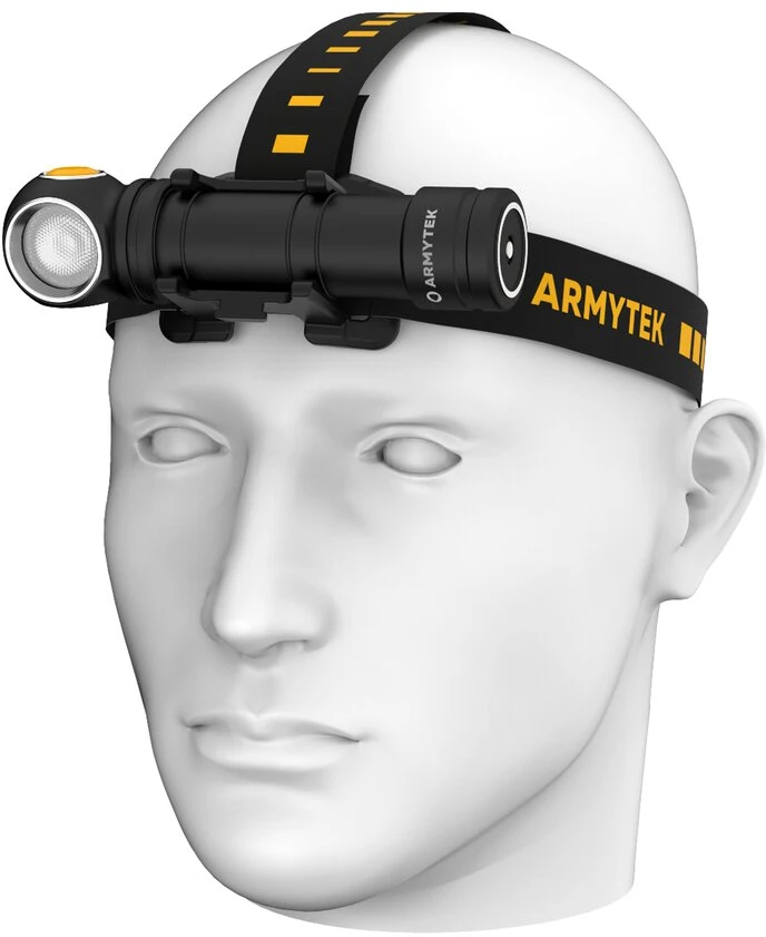 Žibintuvėlis - Armytek Wizard C2 Pro Max 4000 Liumenų, USB Įkraunamas, IP68 Atsparus Vandeniui Juodas