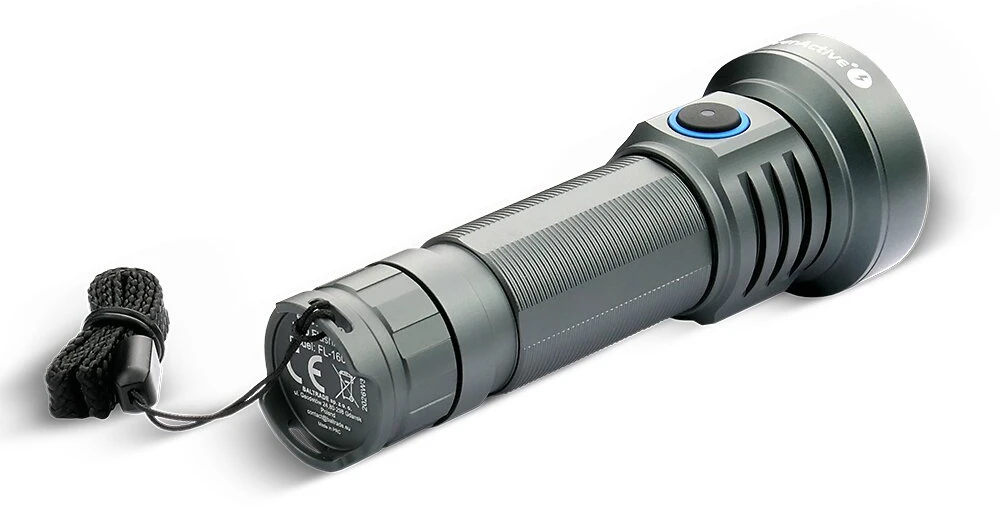 Žibintuvėlis - everActive FL-1600R Tolimo Švietimo LED, 1 600 lm, 550 m, USB-C, IP68