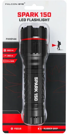 Mactronic Žibintuvėlis - Falcon Eye SPARK 150 FHH0144 600 lm 3 Režimai Reguliuojamas Fokusuotumas IPX4 3×AAA