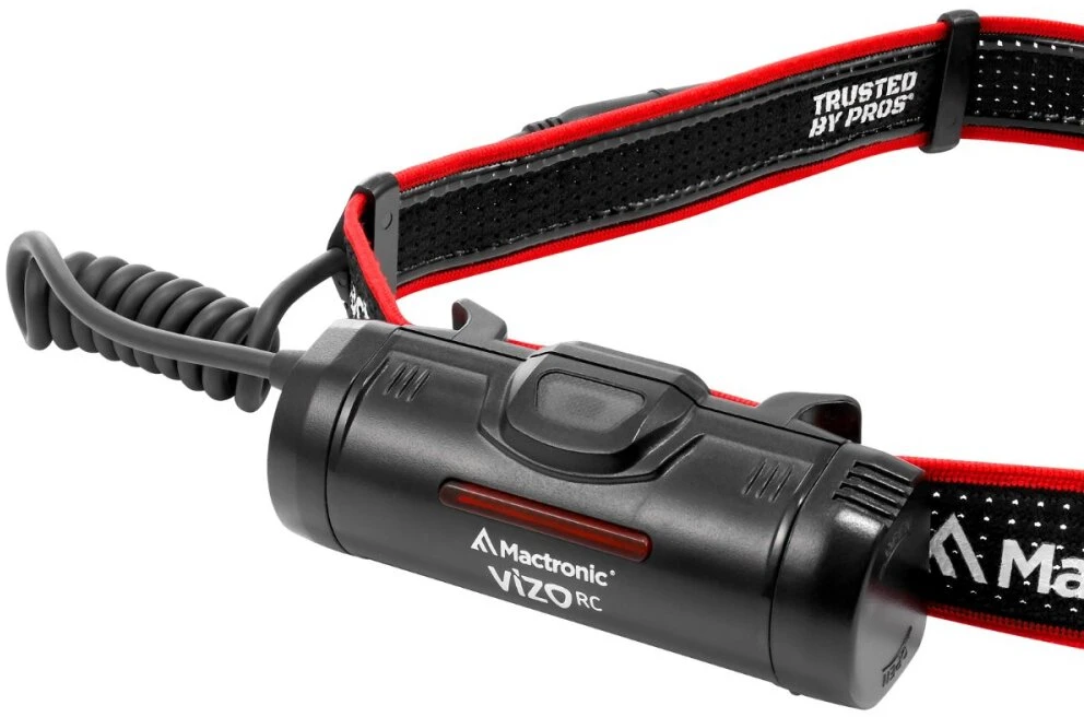 Žibintuvėlis - MacTronic VIZO RC AHL0024 750 Liumenų, 100m Nuotolis, Įkraunamas, IP64 Juodas