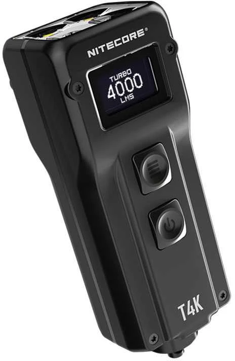 Žibintuvėlis - Nitecore T4K 4000 Liumenų Įkraunamas Raktų Pakabukas