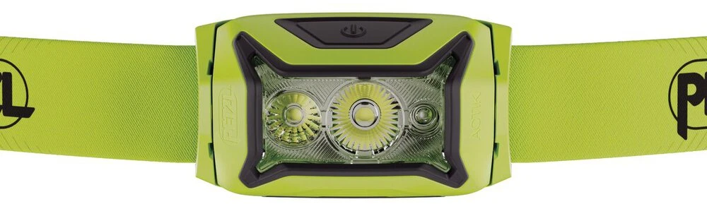 Žibintuvėlis - Petzl Actik 450 Liumenų, 100m Spindulio Atstumas, Raudona Šviesa - Žalia