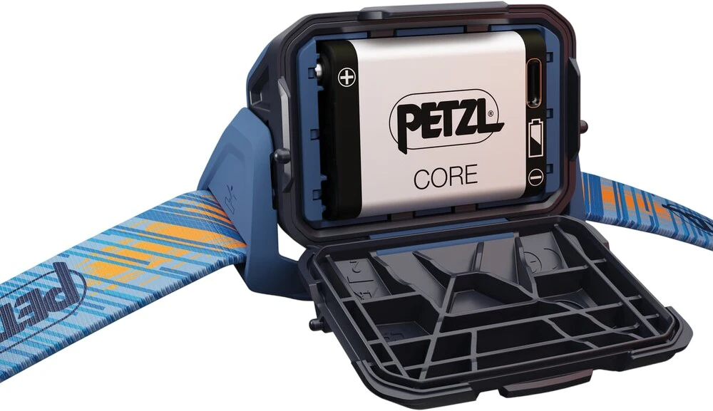 Žibintuvėlis - Petzl Aria 1R RGB 475 Liumenų, 75m Šviesos Atstumas, IP67 Mėlynas