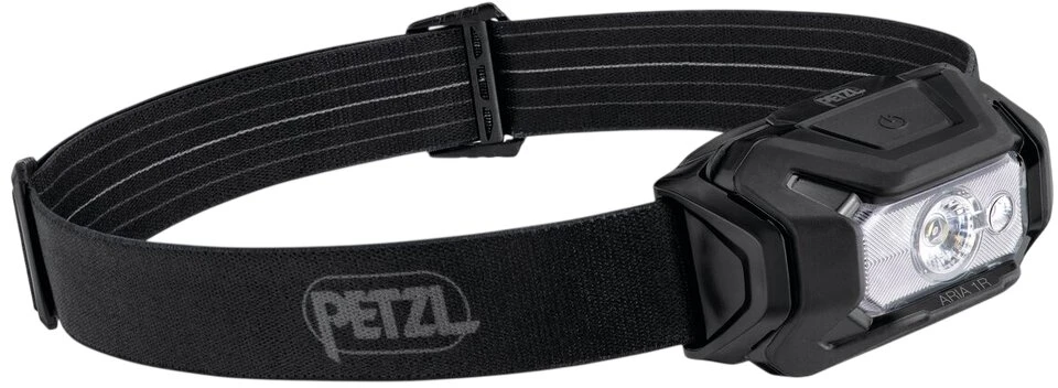 Žibintuvėlis - Petzl Aria 1R RGB 475 Liumenų, 75m Nuotolis, Atsparus Vandeniui Juodas