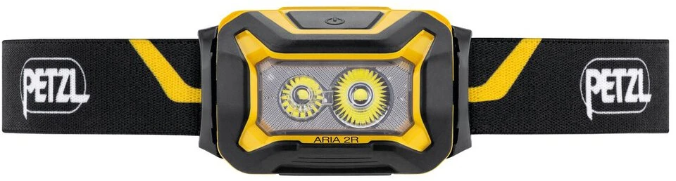 Žibintuvėlis - Petzl Aria 2R 625 Liumenų 115m Atsparus Vandeniui Juodas/Geltonas