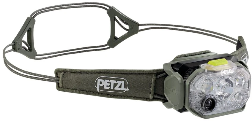 Žibintuvėlis - Petzl Swift RL 1200 Liumenų, 168m Nuotolis, Iki 100h Baterijos Gyvavimo Laikas Žalias