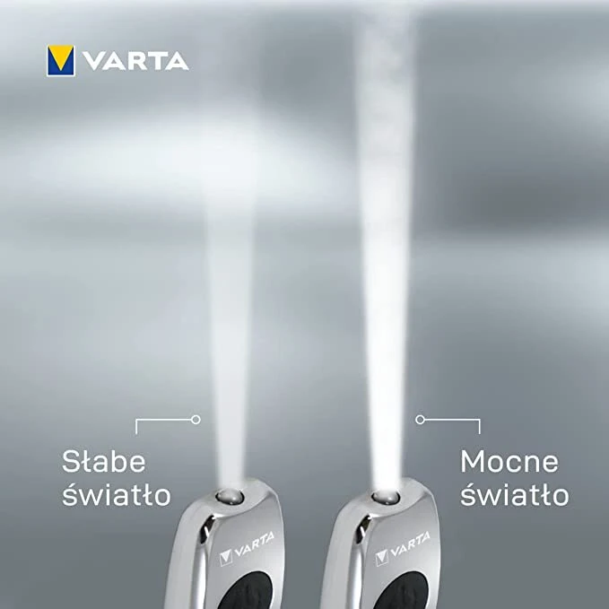 Varta L.E.D. METAL KEY CHAIN LIGHT Raktų grandinėlė su žibintuvėliu Chromas LED