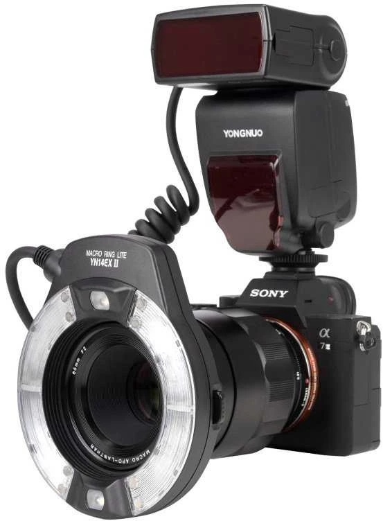 Žiedinė blykstė Yongnuo YN14EX II skirta Sony