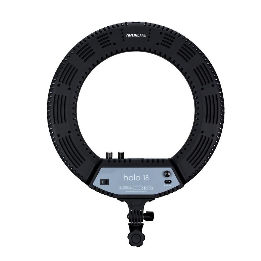 Žiedinis LED šviestuvas Nanlite Ringlight Halo 18