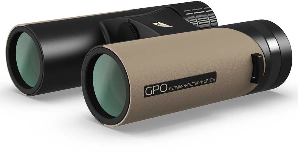 Žiūronai Optiniai prietaisai - GPO Passion 8x32ED 8x didinimas, 32mm objektyvas, smėlio spalvos