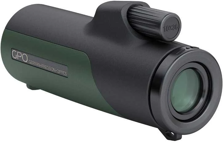 Žiūronai Optinis prietaisas - GPO Passion Mono 10x36HD Monoklis 10x36mm Juodas/Zalias
