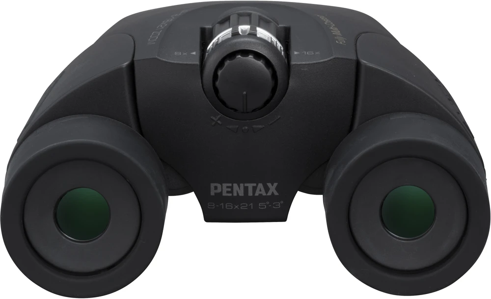 Žiūronai Ricoh Pentax UP 8-16x21 juodas