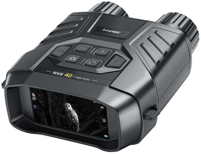 Žiūronai FNIRSI NVS-40 skaitmeninis naktinio matymo prietaisas su 4K HD įrašymu