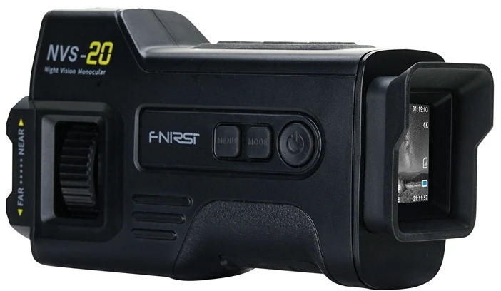Žiūronai FNIRSI NVS-20 skaitmeninis naktinio matymo įrenginys su 4K HD įrašymu