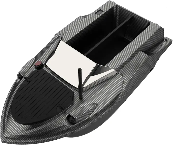 Žvejybos Įranga - Flytec V080 Nuotoliniu Būdu Valdomas Masalo Laivas 3kg bendra talpa GPS Juodas