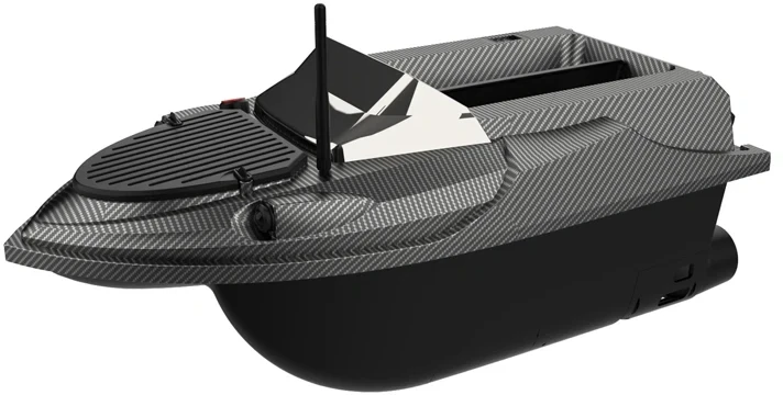 Žvejybos Įranga - Flytec V080 Nuotoliniu Būdu Valdomas Masalo Laivas 3kg bendra talpa GPS Juodas