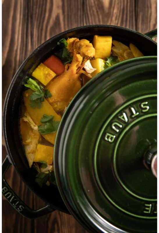 Zwilling Keptuvė - Staub Roaster Round 24cm 3.8L Ketaus Žalia