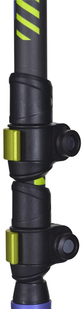 VIKING CARBO LITE TREKKING POLES Juodas/LIME