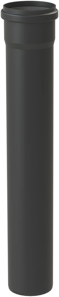 Almeva STARR vienasienio dūmtraukio prailginimas d60, 0,5m, UV stabilizuotas, juodas