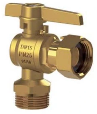 Ventilis kampinis 1/2x3/4 v/iš 146210 ARCO su laisva varžle