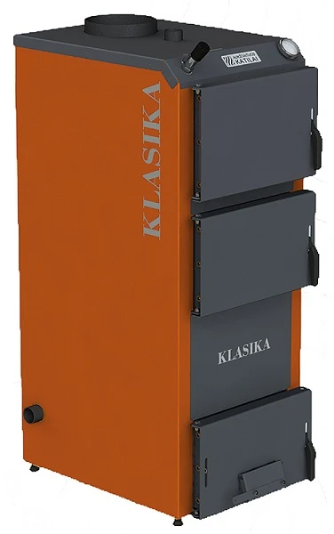 Aukstaitijos Katilai Kieto kuro katilas KLASIKA, viršutinio degimo, 10kW