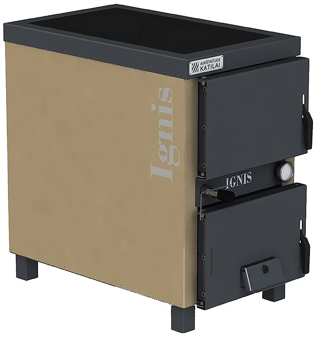 Aukstaitijos Katilai Kieto kuro katilas-viryklė, AKT Ignis M, 10 kW
