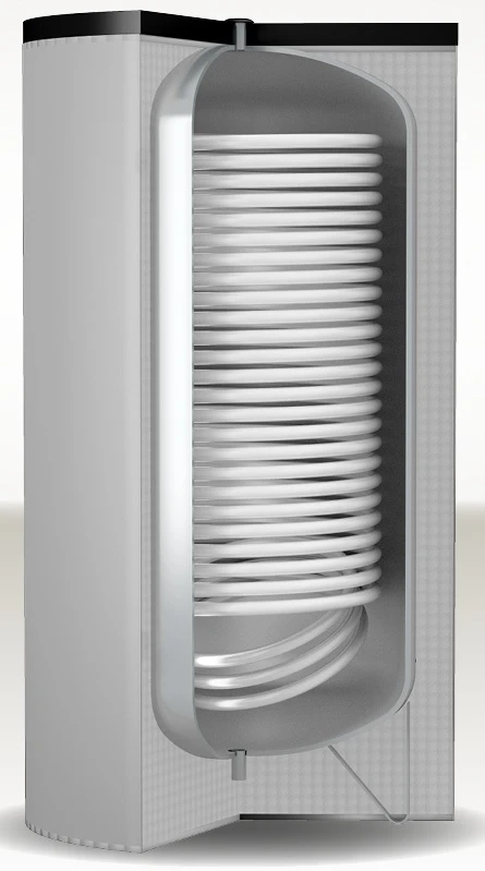 Cordivari Karšto vandens šildytuvas BOLLY 1 XL WB 500 L, su vienu gyvatuku 5,4 m², kieta izoliacija