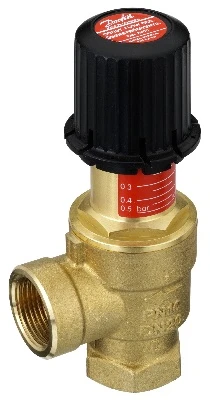 Danfoss Apvadinis ventilis AVDO 25, DN25, PN10, ribos 0.05-0.5 bar, kampinis