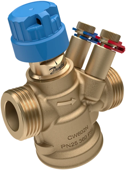 Balansinis ventilis Danfoss, AB-QM d15 automatinis