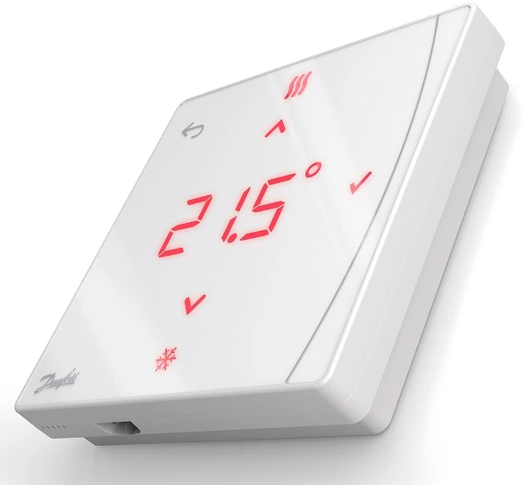 Šildymo valdymo sistema Danfoss Icon2, belaidis termostatas, su ekranu, virštinkinis