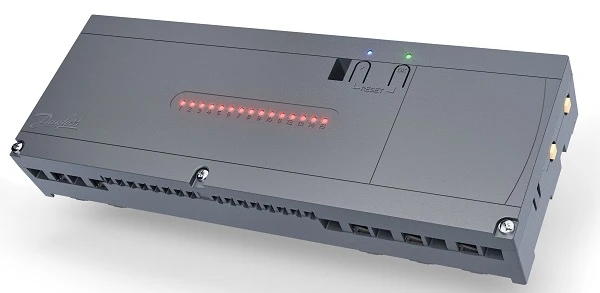 Danfoss Icon2 230V grindų šildymo išplėstinis valdiklis 15 zonų 088U2110