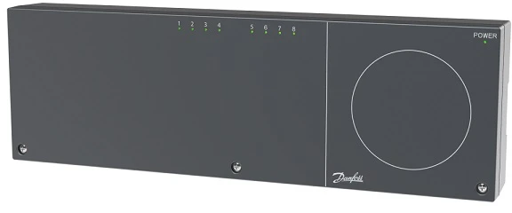 Šildymo valdymo sistema Danfoss Icon, grindų šildymo valdiklis 230V, 8/14 zonų su vėsinimo ir temperatūros pažeminimo funkcijomis