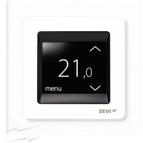 Danfoss Termostatas Devi Devireg, Touch, balta