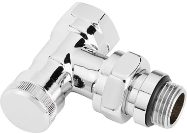 Danfoss Kampinis ventilis RLV 15V su drenažo chrom.