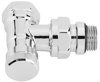 Danfoss Kampinis ventilis RLV 15V su drenažo chrom.