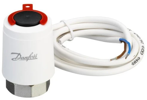 Danfoss Terminė pavara TWA-K su padėties indikatoriumi, NC, 24V, M30 x 1,5 jungtis