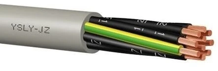 Elektrokomplektas Kabelis OPVC-JZ 5x2,5 pilkas, daugiagyslis