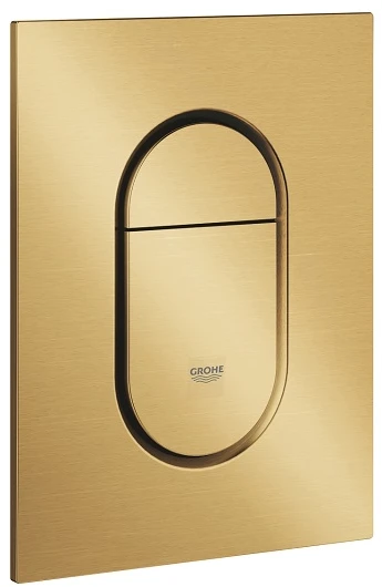Grohe button Arena Cosmo duetas, 130x172 mm, vertikalus, šlifuotas šaltas saulėtekis