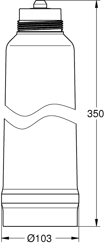 filtra elements Grohe Mėlyna, 2500 l