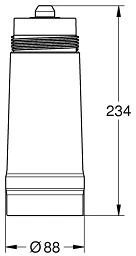 filtra elements Grohe Mėlyna, 600 l